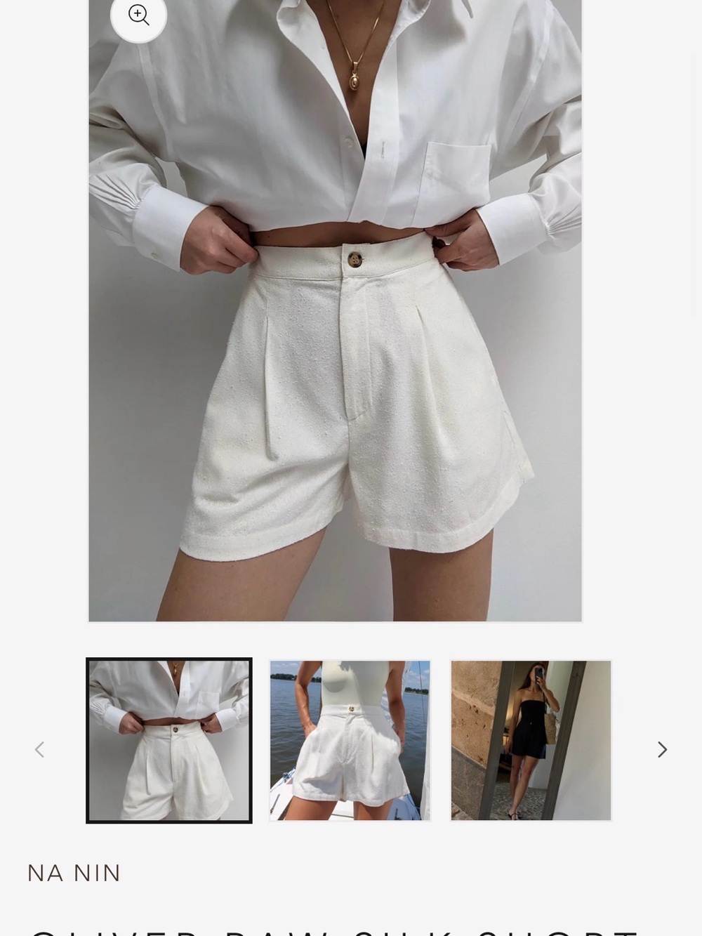 **ISO** Na Nin Oliver Shorts (S)